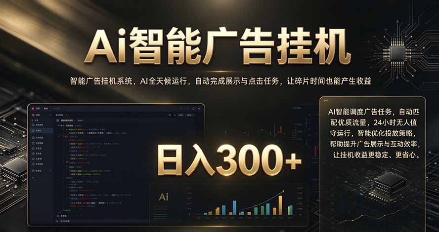 (20888期)闲置设备别闲置,AI 广告自动化任务,看懂少走弯路-宇文网创