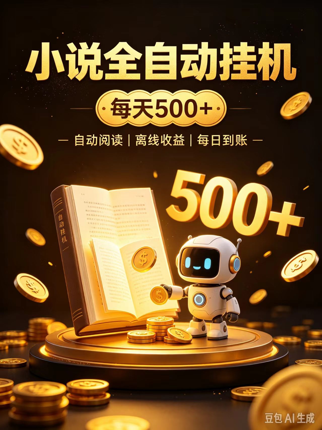番茄全自动小说0门槛副业,日入300+,躺赚稳定风口项目-宇文网创