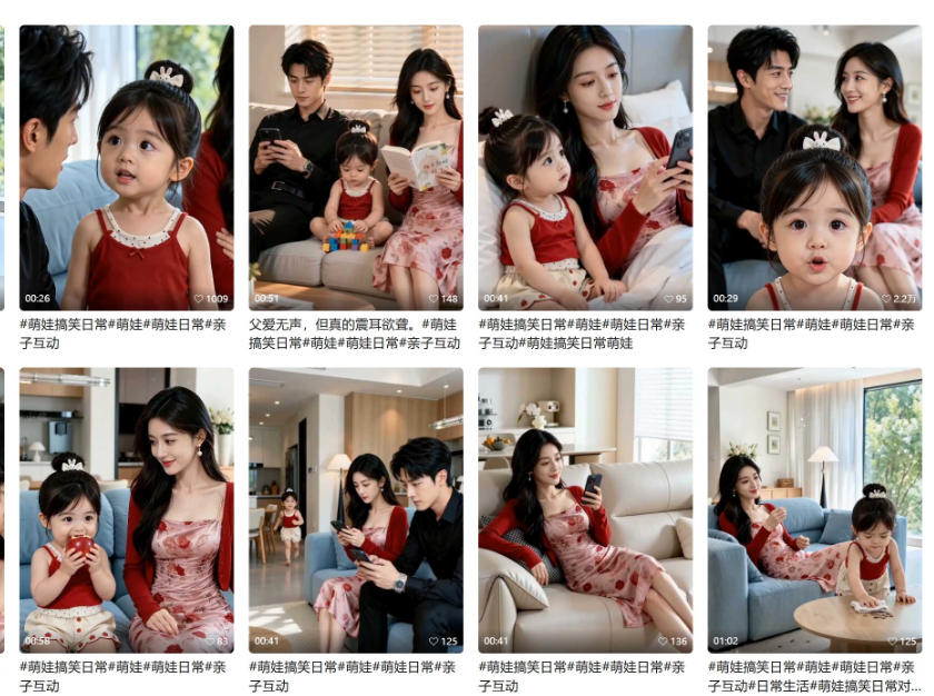 图片[2]-AI亲子搞笑短剧实操课，对标爆款账号，1小时课程带你0基础掌握制作，涨粉带货双丰收-宇文网创
