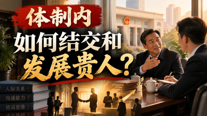 某公众号付费文章:体制内,如何结交和发展贵人?-宇文网创